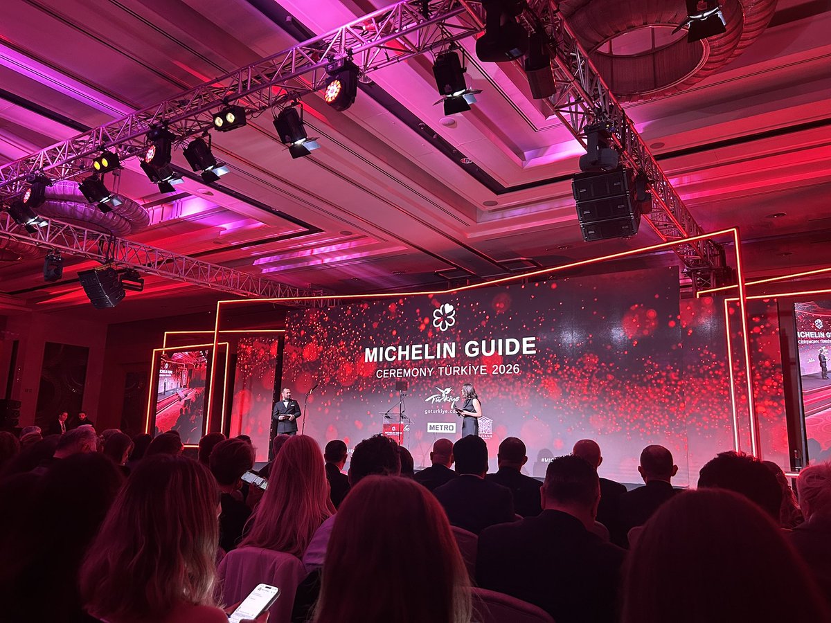 #SonDakika 2026’dan itibaren #Michelin rehberi tüm Türkiye’yi kapsayacak. #MichelinCeremony2026