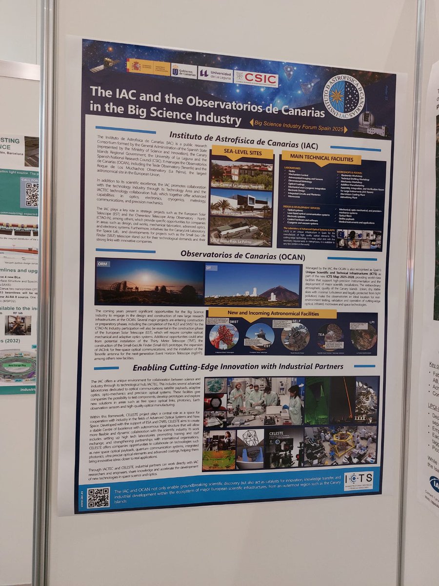 Hoy en el "Big Science Industry Forum Spain" #BSIFS2025 tratando las capacidades y oportunidades de la Industria (de la Ciencia) en los ámbitos de Fusión, Aceleradores, Espacio, etc y sus necesarias Infraestructuras. #ICTSnews