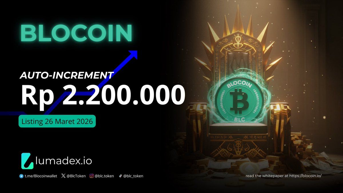 BlcToken's tweet image. Time Is Life
#blocoin #blc #psnchain
blocoin.io
lumadex.io

t.me/Blocoinwallet

instagram.com/blc.blocoin?ig…

youtube.com/@BLOCOIN_BLC

tiktok.com/@blc_token?_r=…