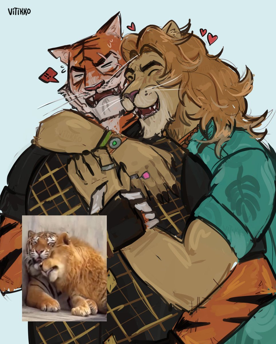 Kingston and Oscar 🦁🐯

If you like my art, consider supporting me using code Vitikko in the shop 💛 #EpicPartner