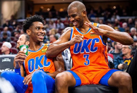 Jason_DeGroot's tweet image. CP3 came to OKC with the Hornets after the disaster that was hurricane Katrina.  We’d love to welcome him home for the rest of his farewell tour after the disjunction of the LA Clippers. #ChrisPaul #Thunder #LetsGo