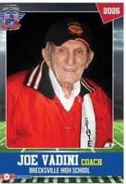 The National High School Football Hall of Fame proudly announced its 2026 induction class, which included former legendary BBHHS football coach, Joe Vadini. Coach Vadini led the Bees to the 1983 state championship and several other successful seasons.  TRULY DESERVED!