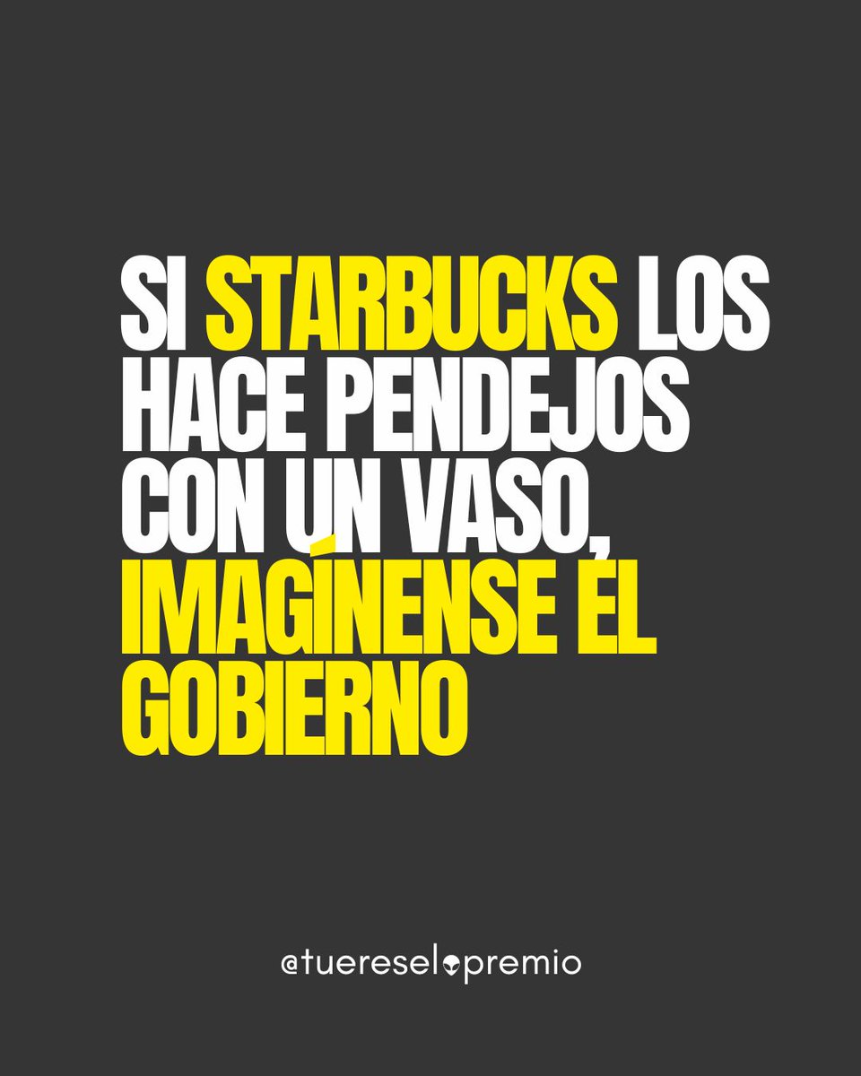 tuereselpremio's tweet image. #starbucksproblems