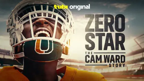 TVTango's tweet image. 🌟Watch Now Free @Tubi Premiere Documentary Series ZERO STAR: THE CAM WARD STORY 🏈#ZeroStarTheCamWardStory #CamWard @Cameron7Ward About bit.ly/3Kr6xnM