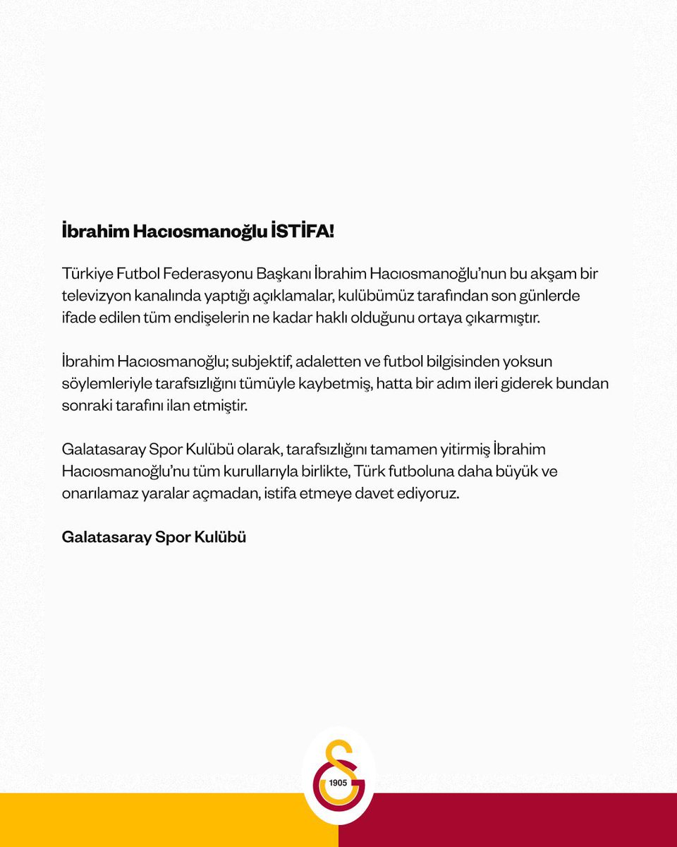 gshukukcularder's tweet image. İbrahim Hacıosmanoğlu İSTİFA!