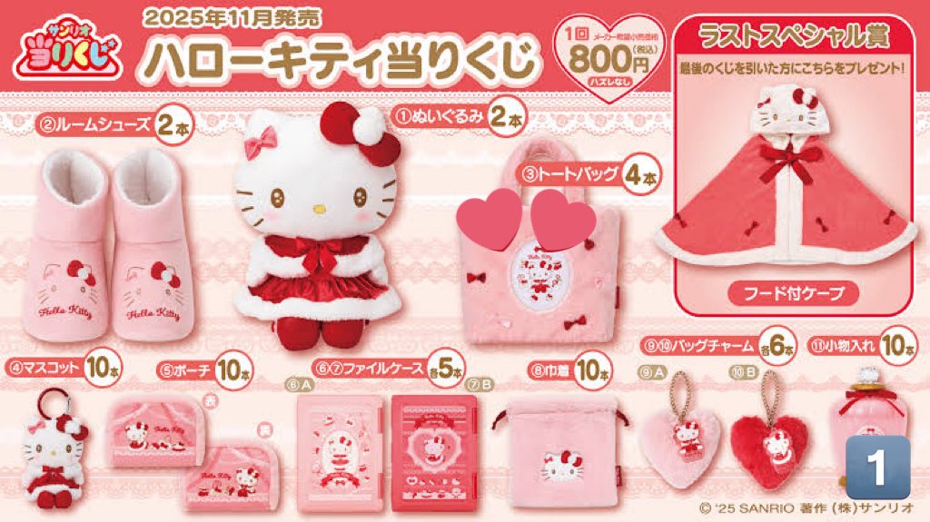 交換】サンリオくじ 当たりくじ キキララ キキ＆ララ クロミ ハロー