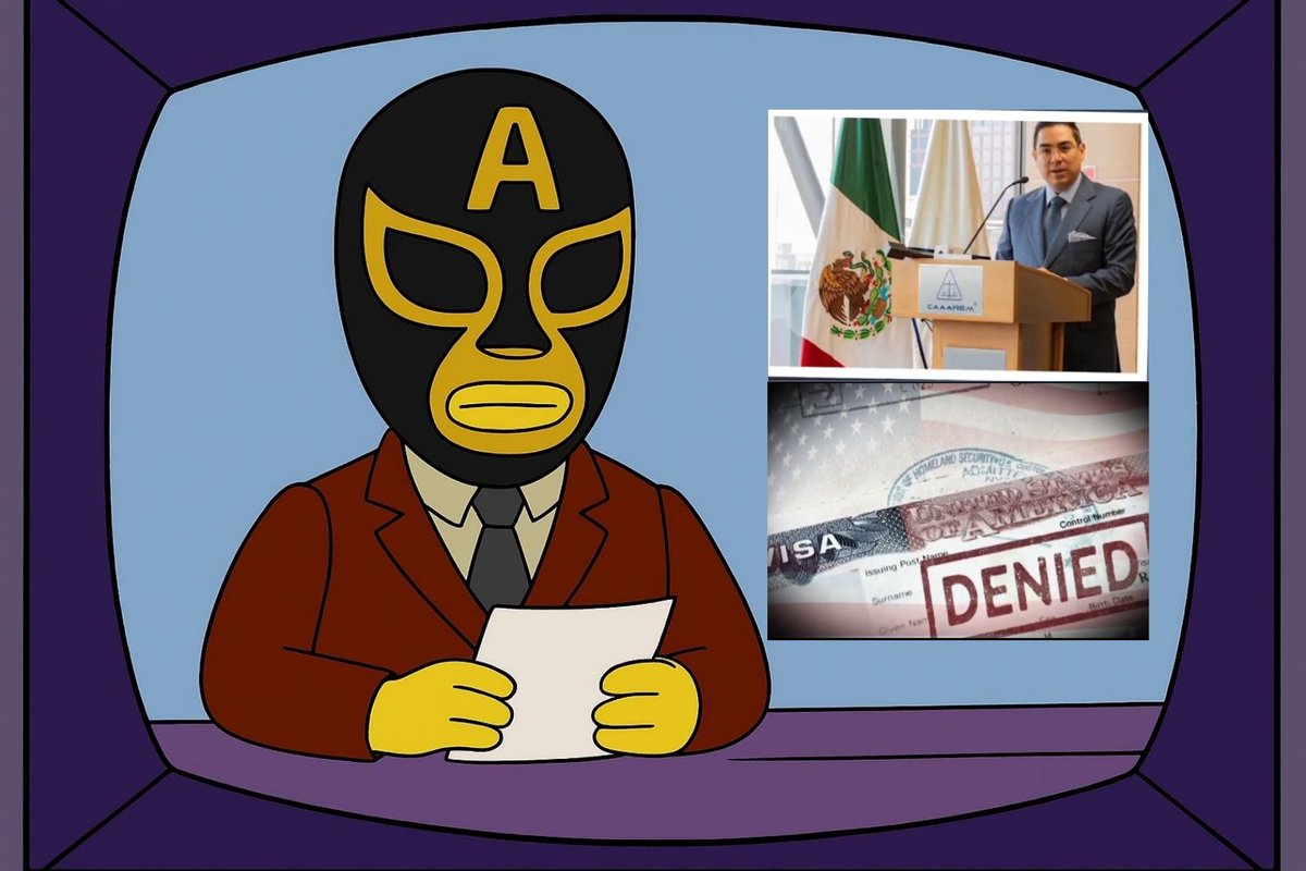 🚨Estados Unidos le quita la VISA a director de aduanas 📛

 Las autoridades de Estados Unidos confirmaron que le fue retirada la VISA al director de aduanas Alejandro Tonatiuh Márquez Hernández mejor conocido como Lord relojes, esto en base a la ley de inmigración de dicho país