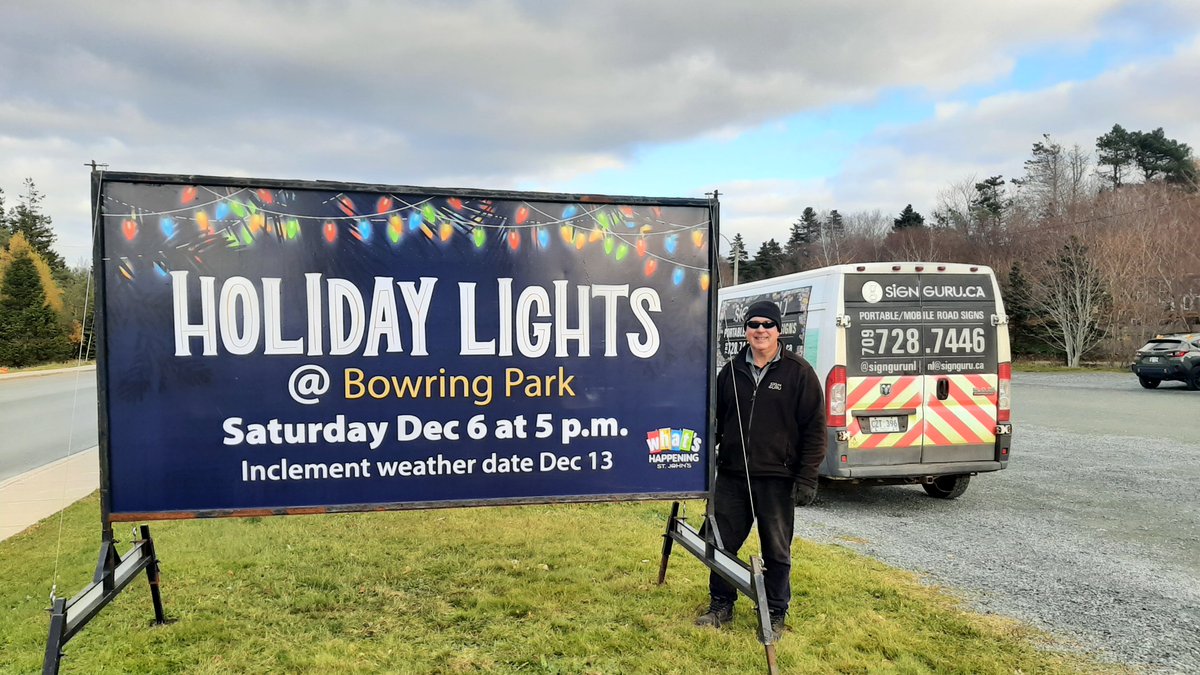 SignGuruNL's tweet image. Ring in the holiday season, in this Saturday, with the annual celebration of music and lights at the Bowring Park when they officially light up the Duck Pond.
For event details visit StJohns.ca/HolidayLights