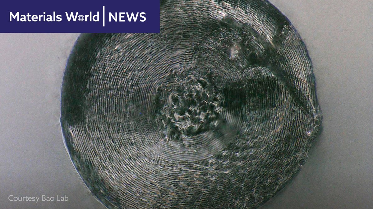 materialsworld's tweet image. ‘NeuroString’ is a soft, #bioelectronic, skin-like #fibre that can host hundreds to thousands of electronic ‘channels’.

It is said to have potential to #sense chemicals, deliver drugs, and stimulate muscles or nerves.

Full article: iom3.info/48qyLrL