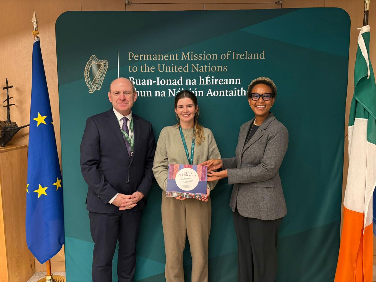 The Mission of Ireland to the United Nations has been a strong supporter of the civil society engaged at the UN. Thank you Ambassador Mythen <a href="/IrelandAmbUN/">Fergal Mythen - Ambassador of Ireland to the UN</a> for meaningfully engaging with CSOs, taking the time to listen to the issues we care about and supporting initiatives to