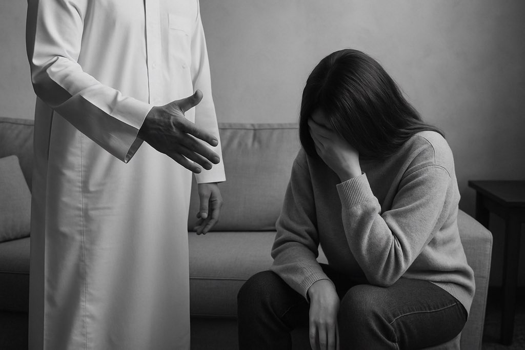 “يا بهيمة❗️”
هكذا يناديها والدها، وعندما سألته قال:
“أهلنا كانوا يقولونها لنا، بس هي حسّاسة!”

🔺  يا والدي:
▪️إن كنتَ أنت مصدر الأمان وتجرحها بهذا اللفظ،فماذا تركتَ للعالم الذي ينتظر أوّل شرخٍ ليغريها بكلمة حب💚؟

▪️ابنتك ليست حسّاسة… بل كلامُك مؤذٍ لها.

▪️لا تُبرّر قسوتك بأن