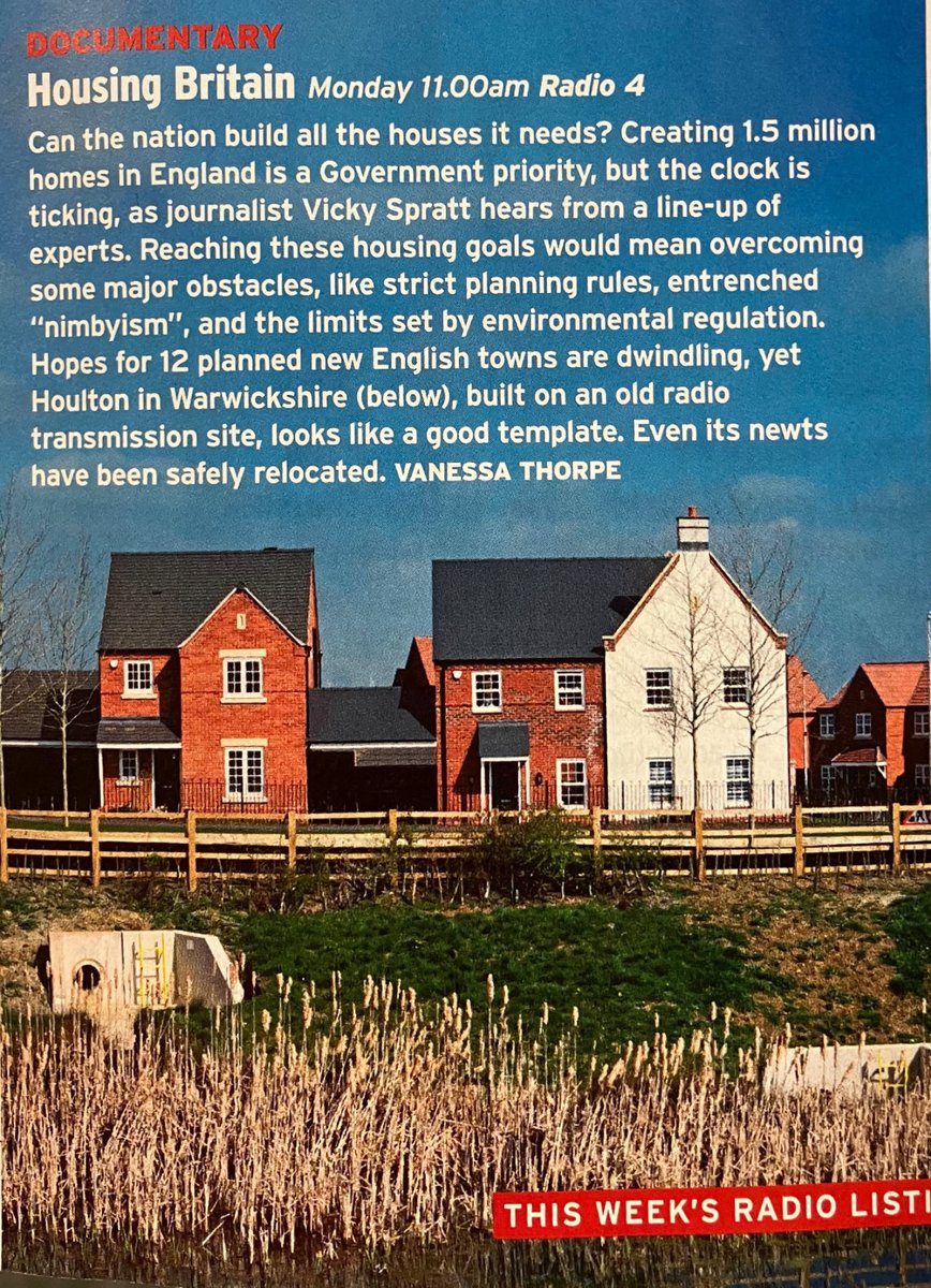 Thank you <a href="/RadioTimes/">Radio Times</a> for making my new three-part series - Housing Britain - for <a href="/BBCRadio4/">BBC Radio 4</a> with <a href="/lealapad/">Leela Padmanabhan</a> &amp; <a href="/gilesedwards/">Giles Edwards</a> the pick of (next) week

Please tune in! Monday at 11am, and on BBC Sounds after that…

Expect to hear from some big names and some surprising adventures