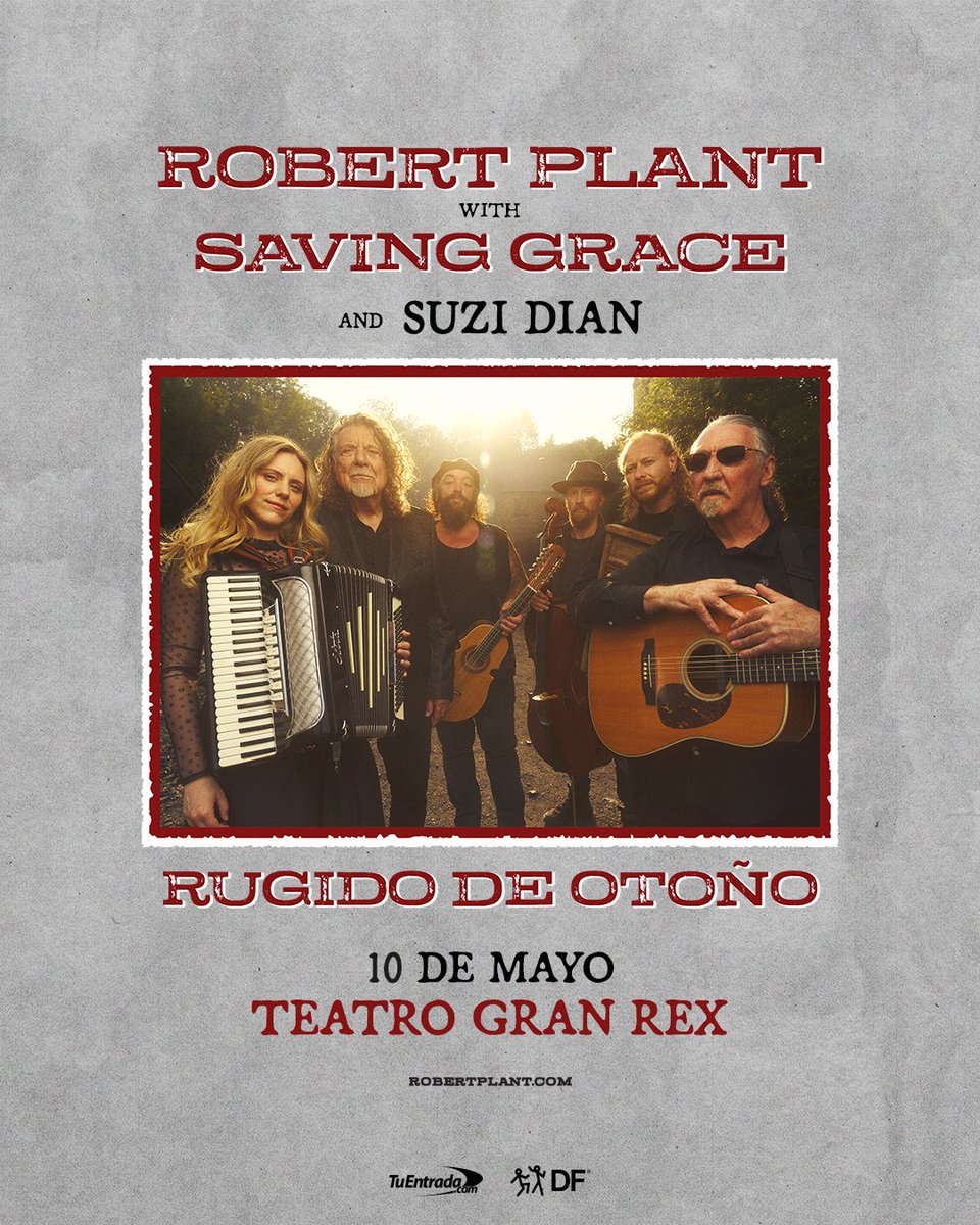 📣 #RobertPlant

🗓 10 de Mayo
📍Teatro Gran Rex