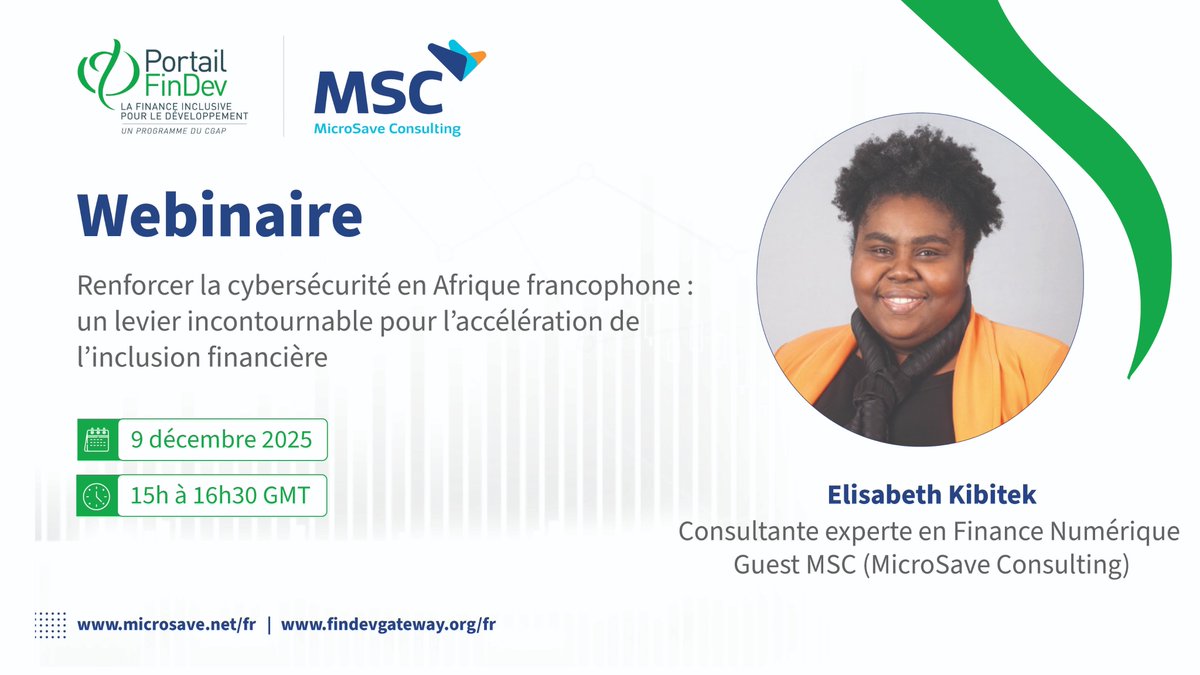 MSC (MicroSave Consulting) - Afrique francophone tweet media