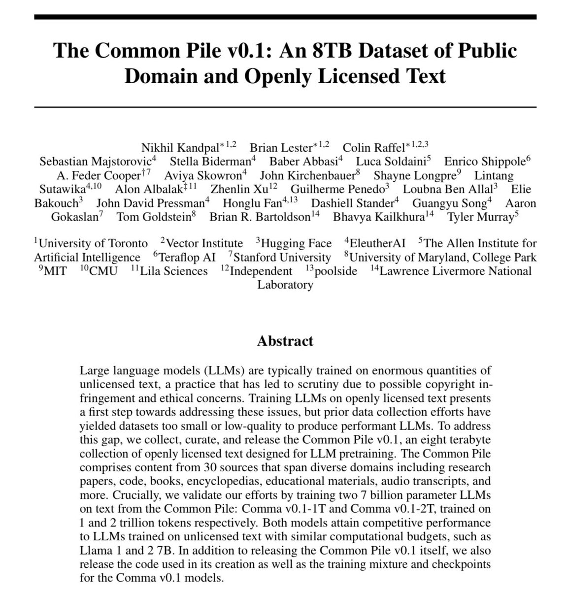 This is my favorite paper (that I’m not on) at NeurIPS. It’s a “game changer” not in the Hype way but in the “let’s do a reality check” way — obliterating a common narrative about data in AI. 
Love love love that they did this. Check it out tomorrow!