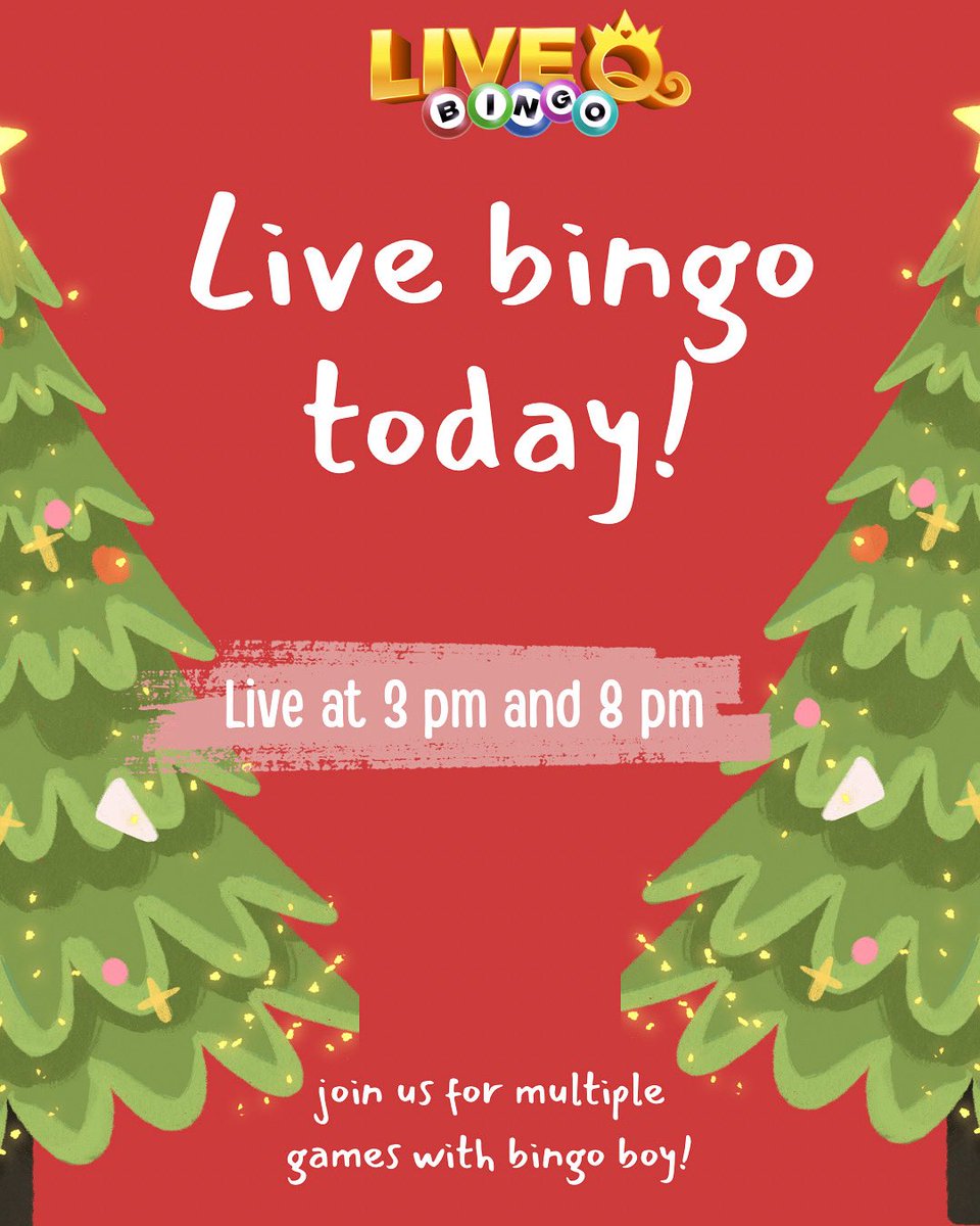 LQOHAPP's tweet photo. Live at 3 pm and 8 pm CT! Join us for our bingo marathon games!!! #bingoboy #bingo #bingonight https://t.co/vllG5BEnjl