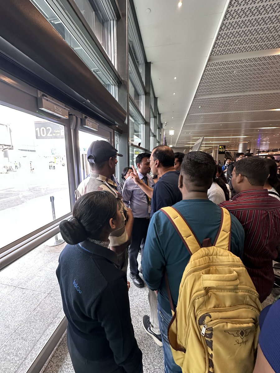 Stranded at Hyderabad Airport for 12+ hours with zero updates from <a href="/IndiGo6E/">IndiGo</a>. Passengers are exhausted, confused, and left without any clarity. This is absolutely unacceptable and deeply disappointing.

Requesting <a href="/DGCAIndia/">DGCA</a> to urgently look into this pathetic handling and ensure