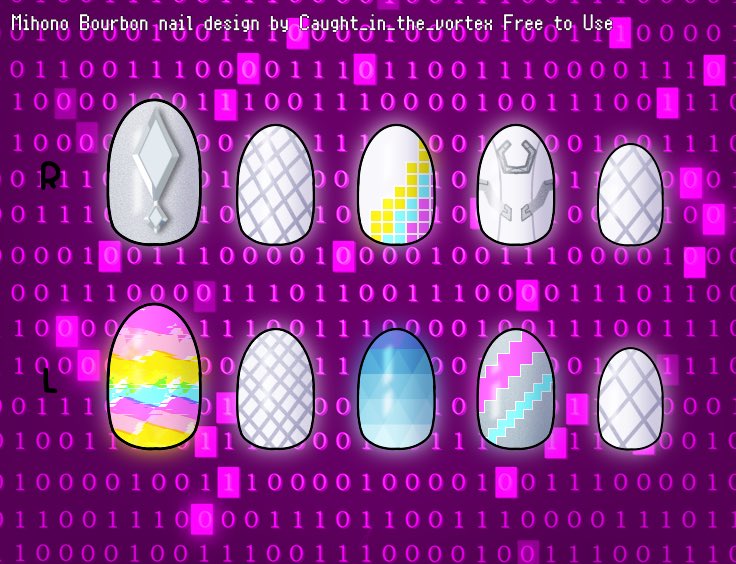 CaughtInVortex's tweet photo. My umamusume nail designs

#umamusme #umamusumeprettyderby https://t.co/FCKETiUbxE