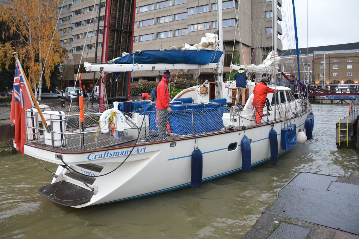 StKatsMarina's tweet photo. A warm winter welcome to 25-metre sailing schooner 'Craftsmans Art'. Enjoy your stay at the Docks
#londonmarina #skdmarina #skdocks #welcome #igymarinas #londondestination #destinationlondon #seayousoon https://t.co/06Qa93zJnI