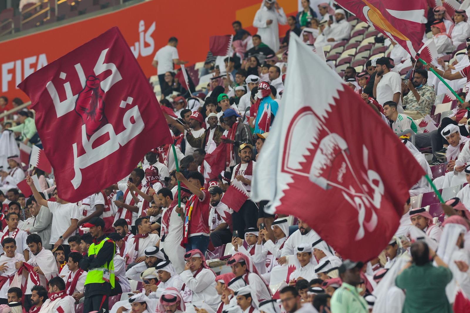 جمهور منتخب قطر. (إكس)