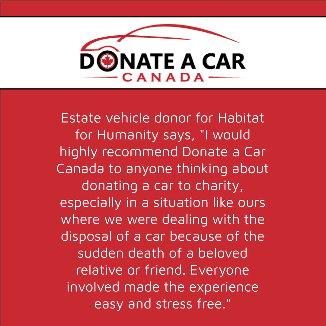 Your old vehicle helps provide #housingsecurity! Donate for @habitatcanada! Rusty or runnin', every car counts! #FreeTow
#habitatforhumanitycanada #habitatcar #h4hcar #h4hcardonation #estatevehicle #estatevehicledonation #donateacarforhabitatforhumanity #donateacarcanada