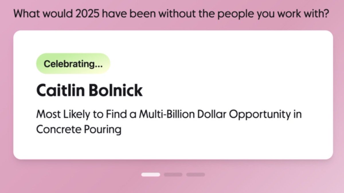 One of my partners just sent me this from her Granola recap and this truly couldn’t be any more on t