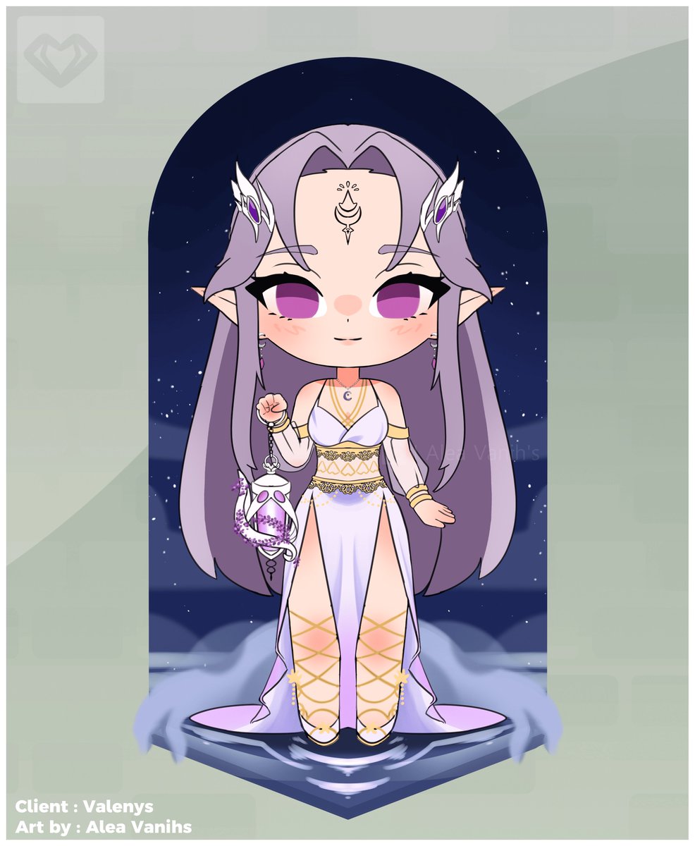 Huge thank you to Valenys for the trust on this chibi commission ✨    

I had such a great time drawing this cutieeee 💕 

#VGenComm #art #chibi