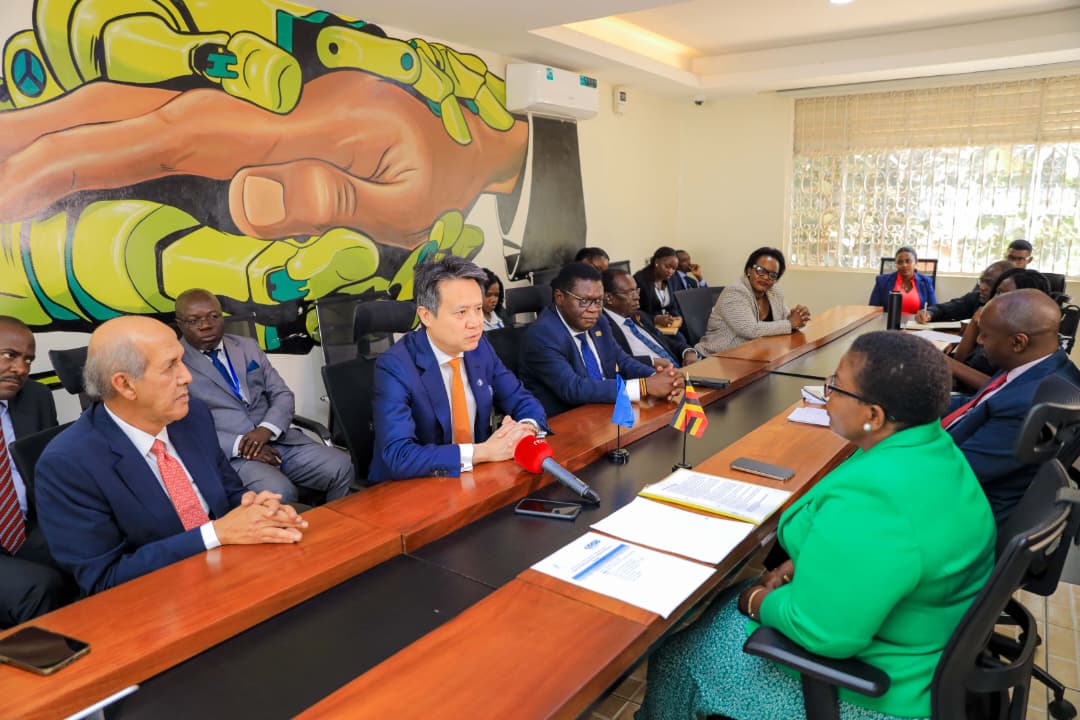 This afternoon, URSB joined a high-level engagement with the visiting delegation from the World Intellectual Property Organization (WIPO) <a href="/WIPO/">World Intellectual Property Organization (WIPO)</a> led by Director General, Mr. Daren Tang, accompanied by senior officials from WIPO.

The meeting brought together key government leaders