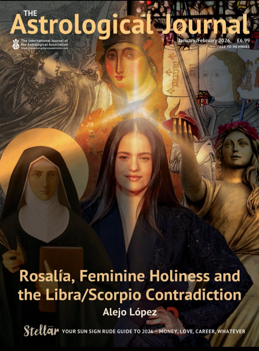 Sneak preview of our new cover. If you don't do print anymore, download the e-version when it's ready. A very spiritual issue. My favourite issue in 12 years. I shall post a personal thank you all the contributors, wonderful astrologers all