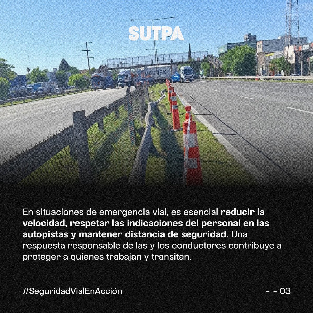 Nuestros compañeros de Seguridad Vial intervinieron de inmediato para ordenar la circulación y asegurar que el tránsito se mantenga lo más fluido posible hasta liberar la traza por completo.
Seguimos presentes para cuidar a quienes transitan por las autopistas, autovias y rutas.