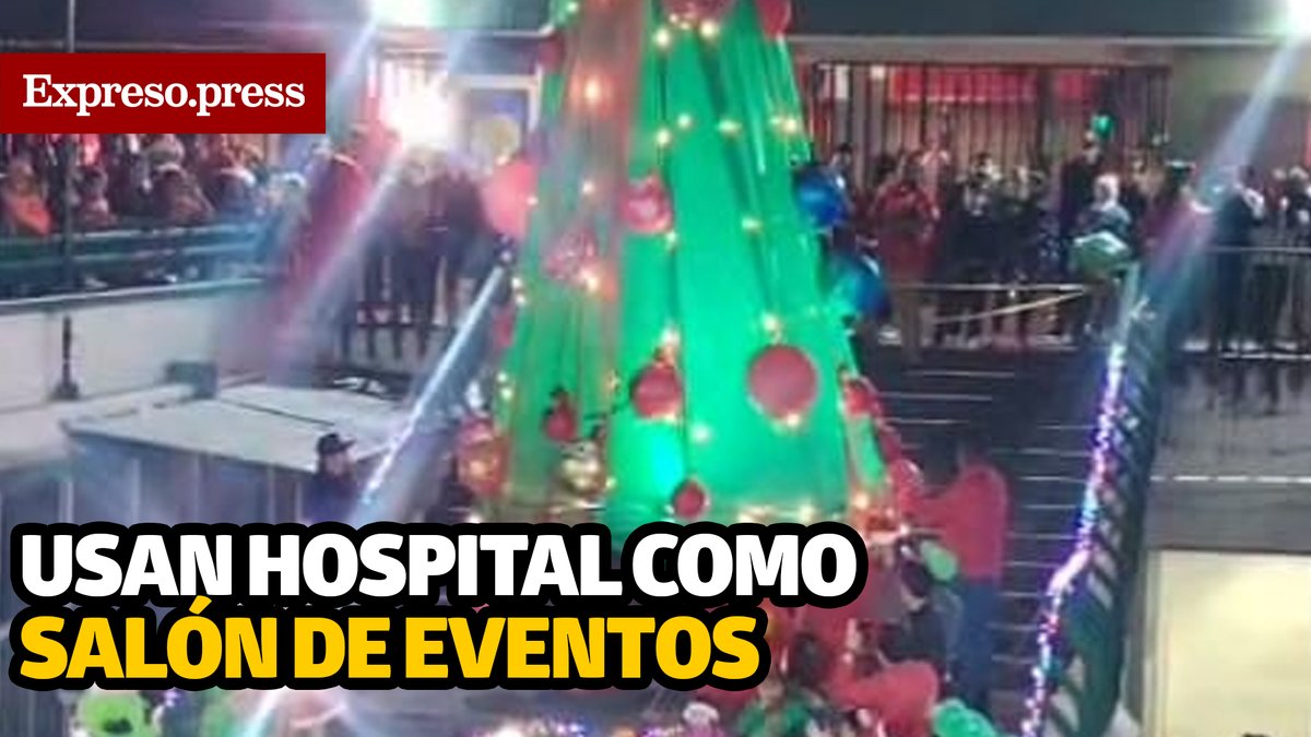 ⭕ l El sindicato de trabajadores del IMSS en #CiudadMadero realizó el encendido de su pino navideño en los accesos, usando bocinas con volumen alto y pirotecnia, ignorando el sentir de los pacientes hospitalizados

expreso.press/2025/12/04/tom…