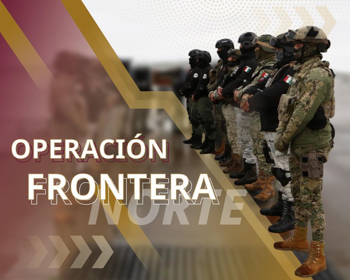 GabSeguridadMX's tweet photo. El Gabinete de Seguridad informa los resultados obtenidos de la “Operación Frontera Norte” del día 03 de diciembre de 2025.

https://t.co/Mzc9J2E5gl https://t.co/UHY9xULyfH