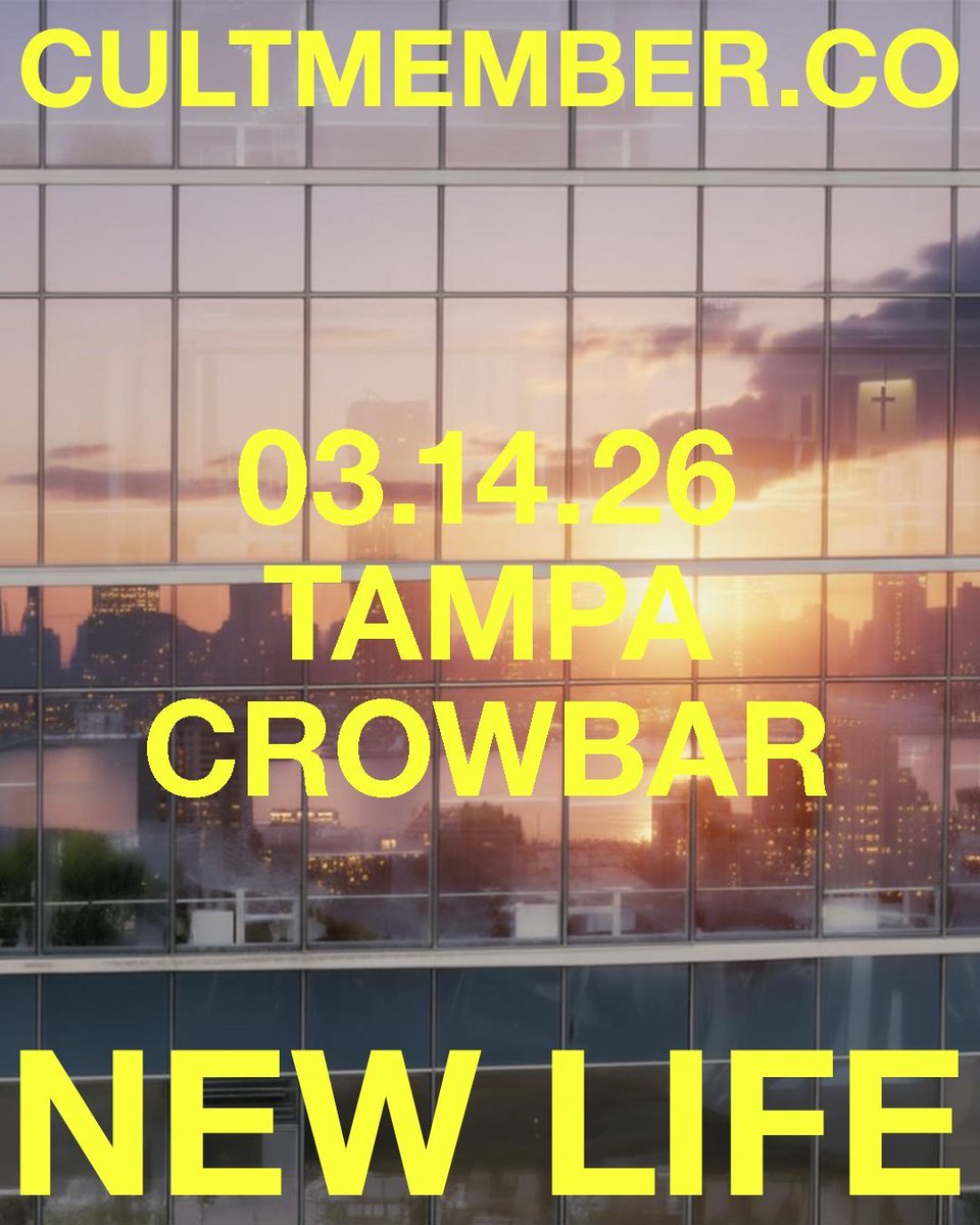 aestheticized's tweet image. NEW SHOW! Cult Member rides a steady four-on-the-floor groove built from outside house grit, foggy pads, and a rough-edged club vibe. &amp;gt;&amp;gt;&amp;gt; Saturday 03.14.26 = Cult Member w/ TBA @ Crowbar! 7PM / $25-30 / All Ages! Advance tickets are ON SALE NOW! buff.ly/PiZGBiL
