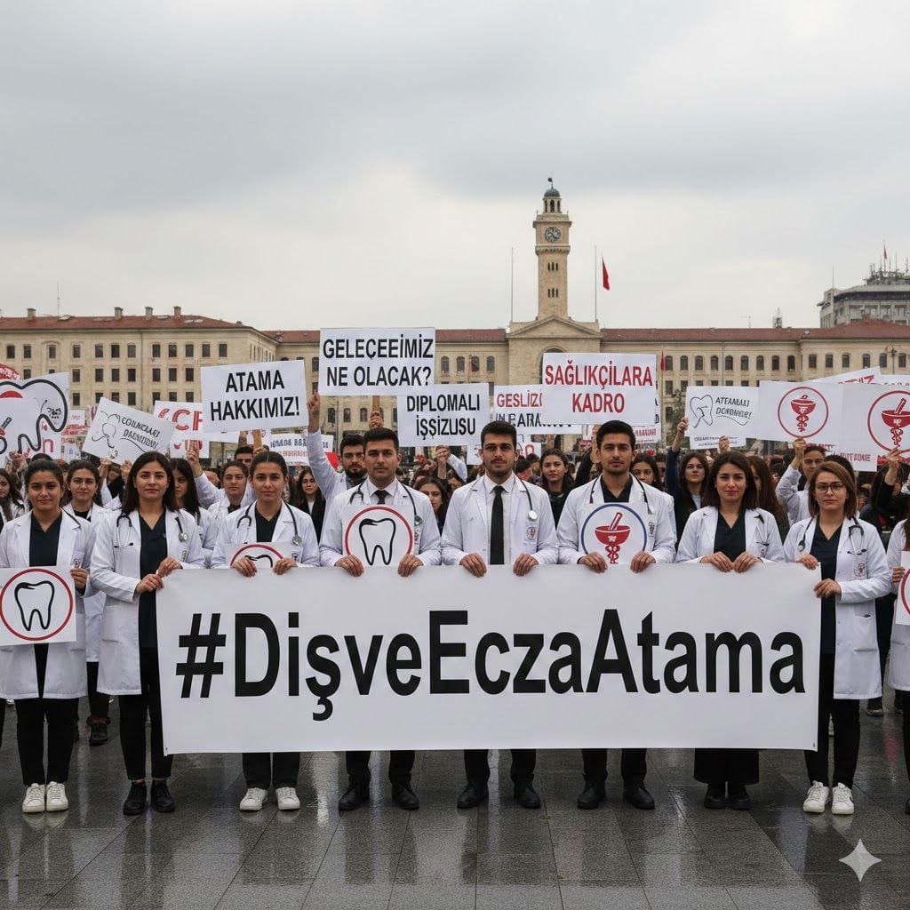 İşsiz olmak istemiyoruz 

#DişveEczaAtama