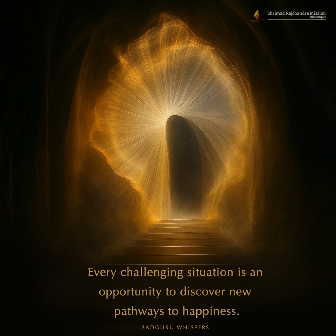 Every challenging situation is an opportunity to discover new pathways to happiness.

#SadguruWhispers #Quotes #QOTD #Discover #Happiness #Life #LifeLessons #SundayThoughts