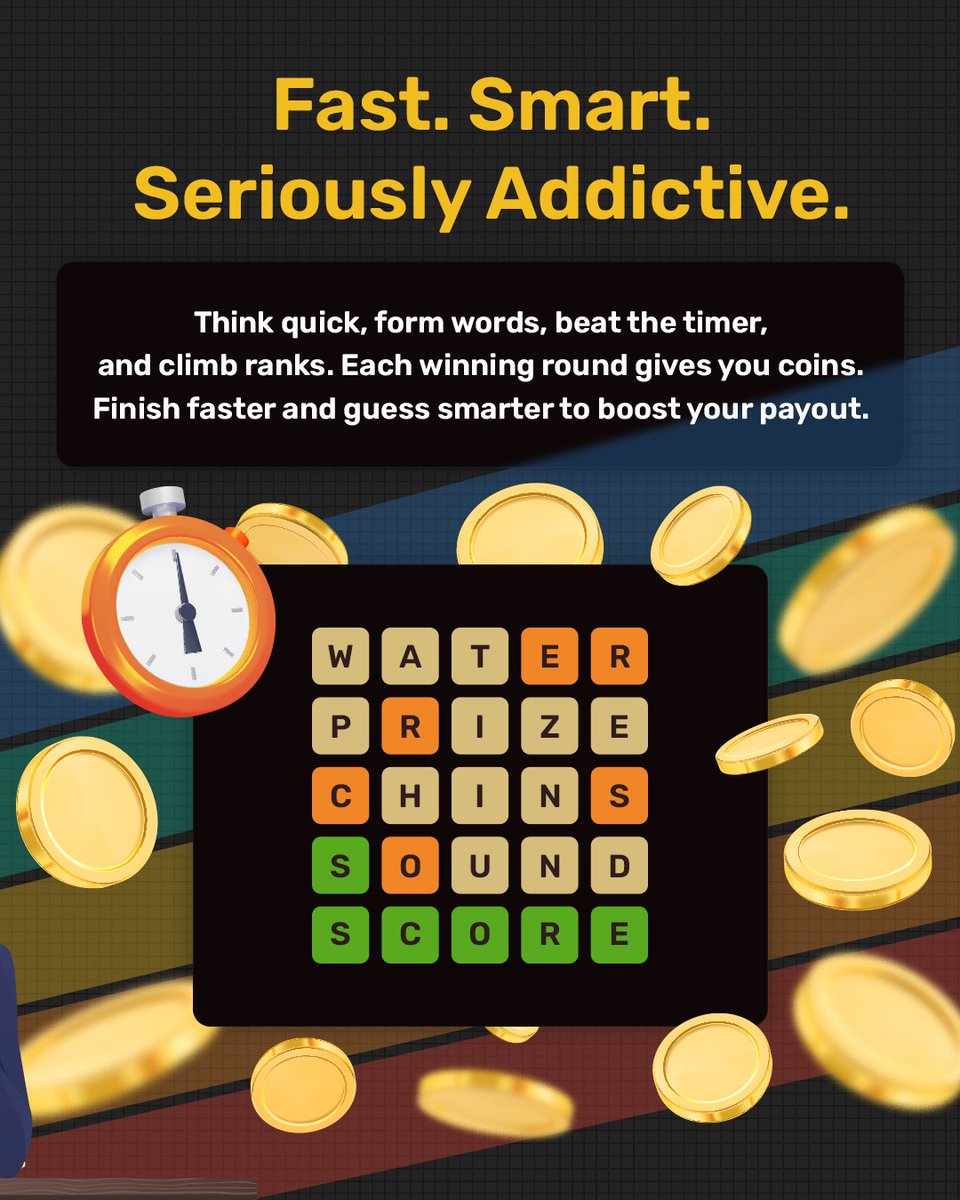 GetJar's tweet image. 🚀 New on GetJar: Letrz
The fast, strategic word-puzzle rush built for players who love to think quick, earn big, and chase that next win.

👉 Play Letrz free on GetJar
getjar.com/games/exclusiv…

Outthink the clock. Outsmart the world.

#WordGames #PuzzleGame #BrowserGames #PlayNow