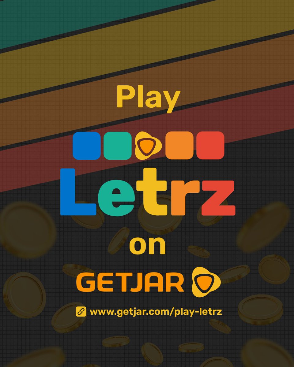 GetJar's tweet image. 🚀 New on GetJar: Letrz
The fast, strategic word-puzzle rush built for players who love to think quick, earn big, and chase that next win.

👉 Play Letrz free on GetJar
getjar.com/games/exclusiv…

Outthink the clock. Outsmart the world.

#WordGames #PuzzleGame #BrowserGames #PlayNow