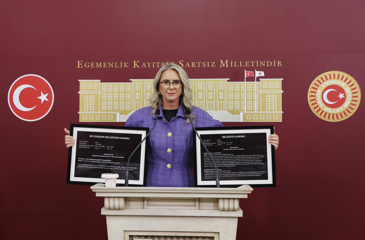 📍Basın Açıklaması, TBMM

İzmir Büyükşehir Belediye Başkanı Cemil Tugay, ne yazık ki göreve geldiği günden bu yana her sorun karşısında hükümeti suçlamaya devam ediyor.

Bu nedenle Sayın Tugay’a, İçişleri Bakanlığı’nın 5393 ve 5216 sayılı kanunlarında yer alan görev-sorumluluk