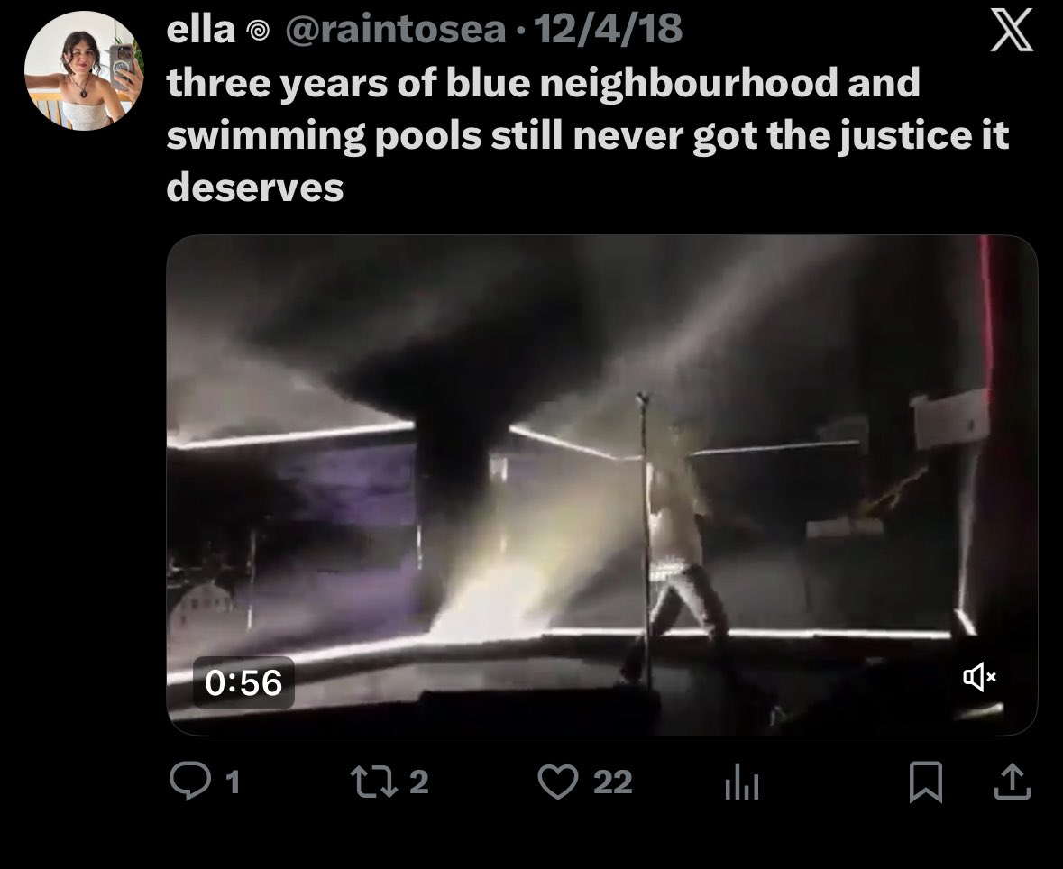 raintosea's tweet photo. my work here is done 🙂‍↕️ #putswimmingpoolsonspotify my ghost can finally rest https://t.co/2ZnM8UEX1x