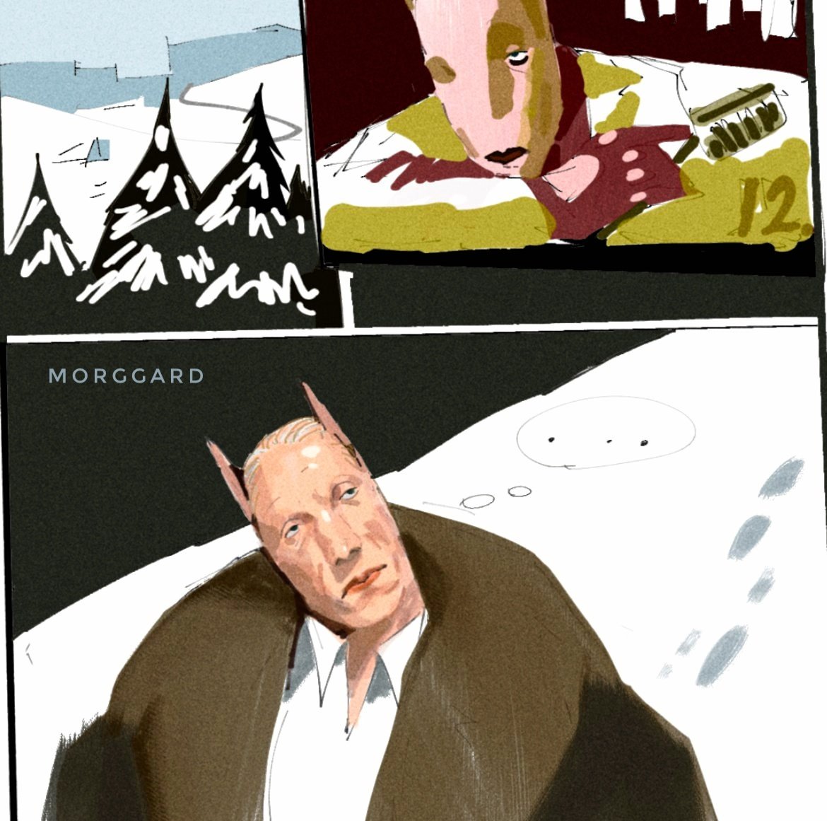 Morggard's tweet image. Some lore