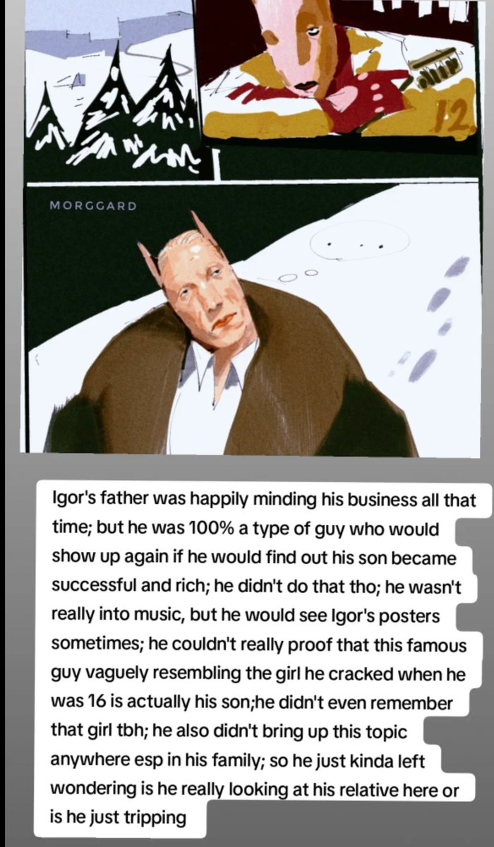 Morggard's tweet image. Some lore