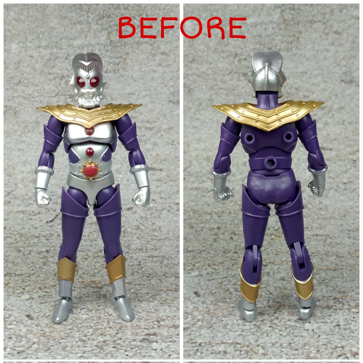 PekasamR's tweet photo. chodo alpha ultraman vol'13
done repaint and custom cape https://t.co/9sjWtJdyAB
