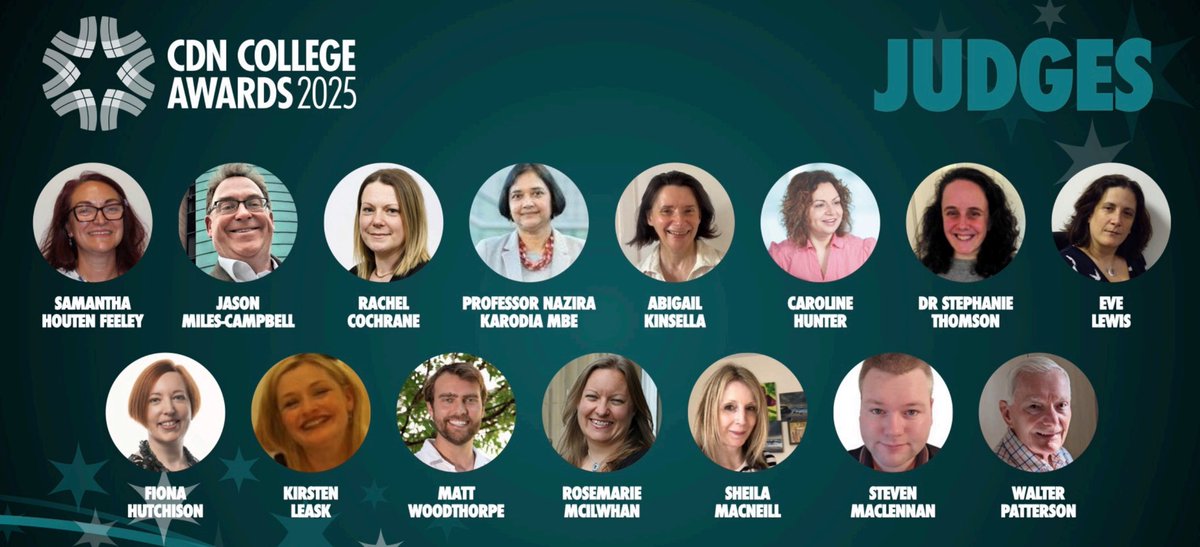 ColDevNet's tweet image. A HUGE shoutout to our incredible #CollegeAwards panel of expert judges! 

Thank you for giving your time and expertise so generously – you’re amazing! 

cdn.ac.uk/college-awards…
