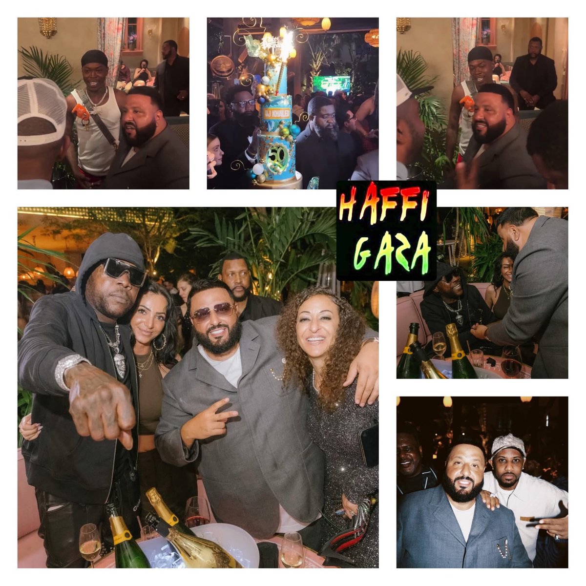 Vybz Kartel &amp; SkilliBeng at dj khaled 50th Birthday Celebration.
Kartel Always Shows Support To Who Respect Him!! #djkhaled #skillibeng #vybzkartel #vybzkartelmusic  #haffigaza #Hiphop #Hiphopnew #Rapper #Dancehall #America #jamaica
