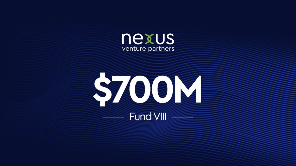 NexusVP's tweet image. We’re excited to announce Nexus Ventures VIII, our new $700 million fund to back founders building transformative AI, consumer and fintech startups. We’re grateful to our founders and longstanding Limited Partners.

🔗 shorturl.at/OzRUA