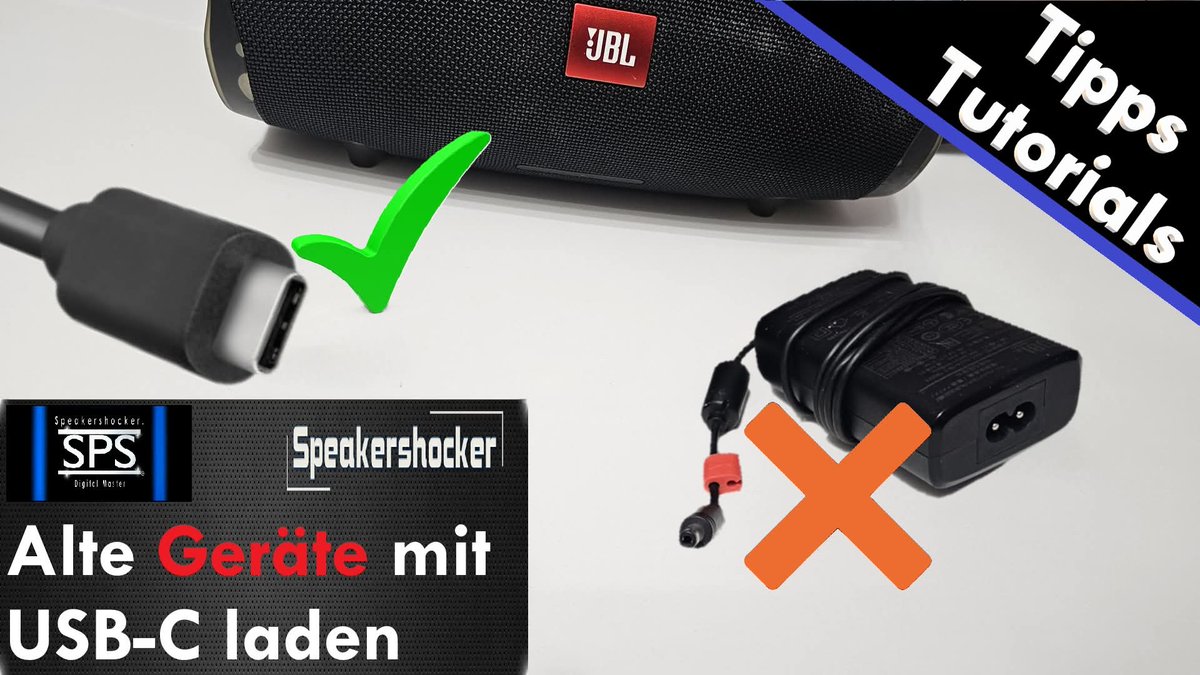 Alte Geräte mit USB-C laden und nutzen? Wie es geht zeig ich euch youtu.be/_EQvjJ2ka7I viel spaß mit dem Video euer Speakershocker 😊

#USB #USBC #Powerdelivery #Powerbank #Speakershocker #Charging