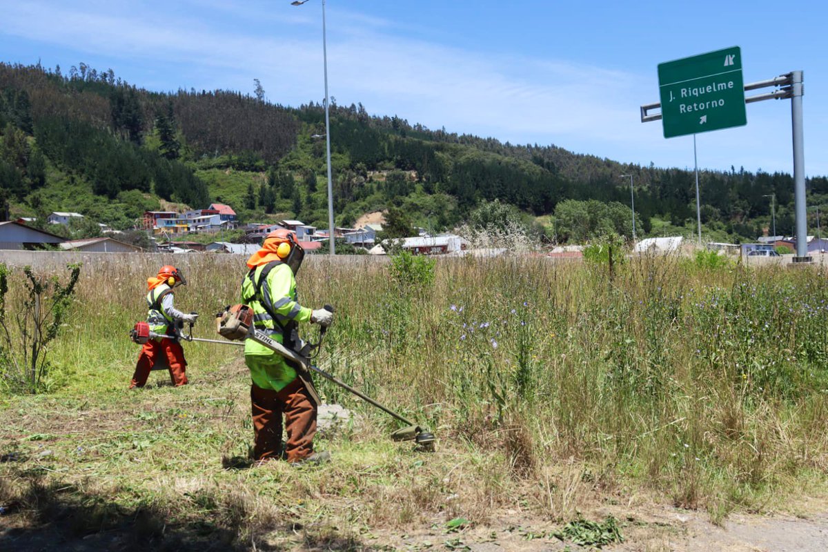 Hoy presentamos el estado actual del Plan Regional de Cortafuegos en la región del #Biobío, que ejecutan <a href="/MOPBiobio/">Seremi MOP Biobío</a> y #Conaf.

La iniciativa contempla 732 kilómetros y ya alcanza un 90% de avance.

Instancia encabezada por el delegado regional, Eduardo Pacheco.