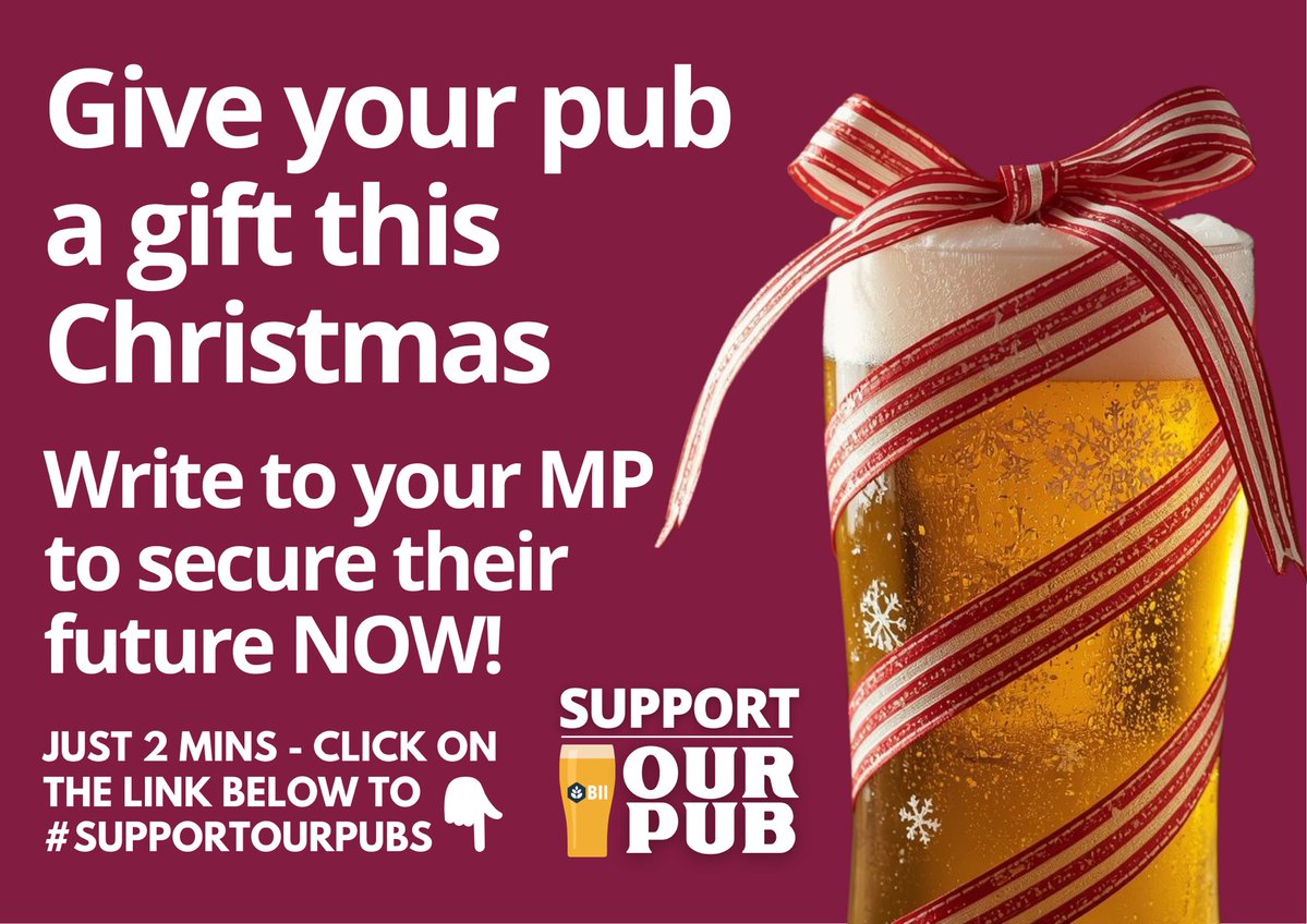 This Government’s policies &amp; unfair taxes are driving our nations’ pubs to the brink. We need all pub customers, who value these vital small businesses at the heart of every community, to contact their MP to get urgent support. Please add your voice👇🙏 bit.ly/BIISupportOurP…