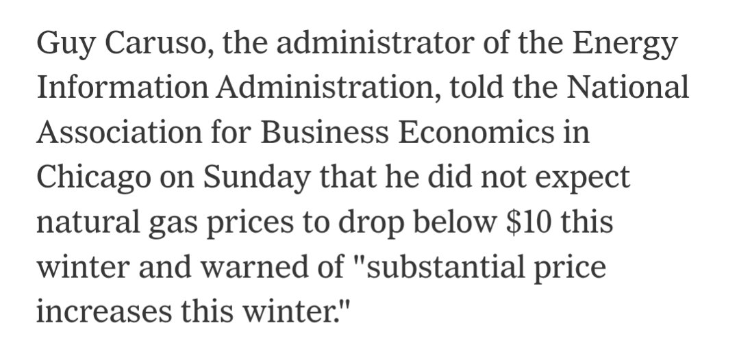 RichardMeyerDC's tweet image. Today's energy world is vastly improved thanks to American innovation, U.S. shale, investments in natural gas infrastructure.

See this NYTimes article from twenty years ago.

In 2005, U.S. natural gas prices were setting record highs— $24/Mcf in today's dollars. Compare that to…