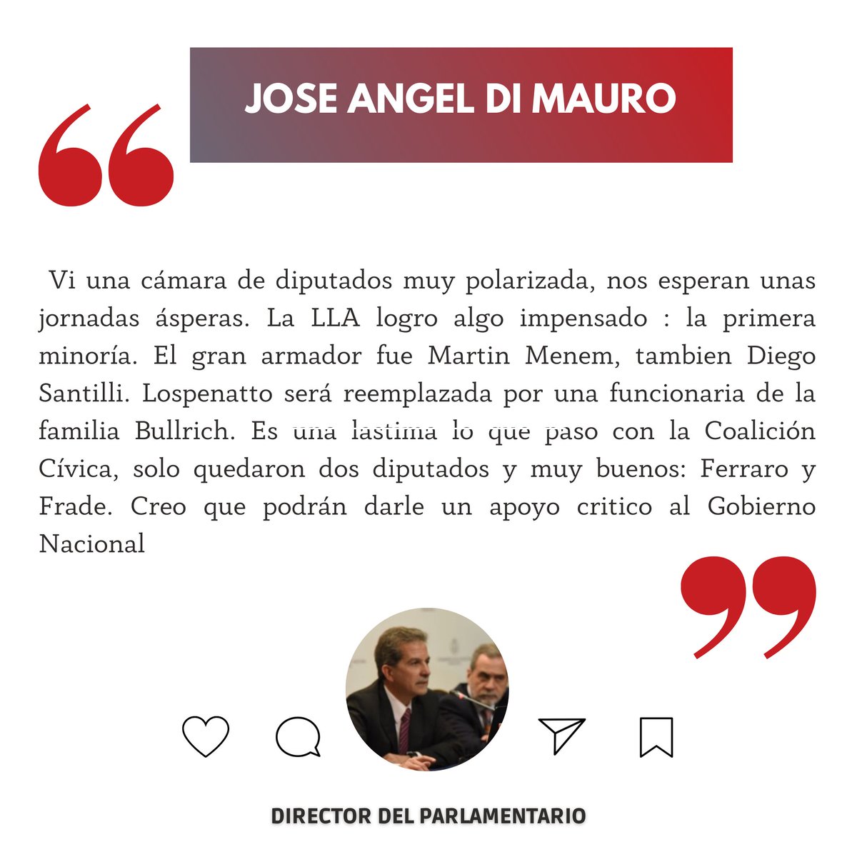 <a href="/josedimauro/">José Angel Di Mauro</a> <a href="/DarioDelArco/">Darío Del Arco</a> <a href="/ecomedios1220/">Eco Medios</a> #AUDIO ☎José Ángel Di Mauro <a href="/josedimauro/">José Angel Di Mauro</a> ( Periodista. Director de Parlamentario y Jefe de Política de Diario Popular)  con <a href="/DarioDelArco/">Darío Del Arco</a> <a href="/ecomedios1220/">Eco Medios</a> 

radiocut.fm/audiocut/jose-…

#BuenJueves